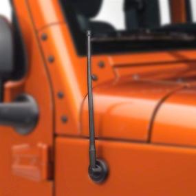 img 4 attached to 📡 Enhance Reception with Liberty Radio Antenna 13-inch for Jeep Wrangler JK JL (2007-2018) – A1J-JEP17 Replacement