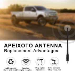 img 3 attached to 📡 Enhance Reception with Liberty Radio Antenna 13-inch for Jeep Wrangler JK JL (2007-2018) – A1J-JEP17 Replacement