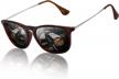 polarized sunglasses for women and men - 100% uv protection, kaliyadi vintage sun glasses logo