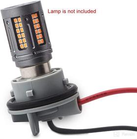 img 3 attached to 🔌 EverBright Standard 1156 BA15S P21W LED Bulb Socket Holder, Socket Adapter with Pre-Wired Harness Sockets for Brake, Turn Signal, and Tail Light Bulbs (Pack of 2)