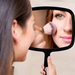 img 2 attached to Gorgeous Reflections: Beautify Beauties Hand Mirror, Your Perfect Beauty Companion