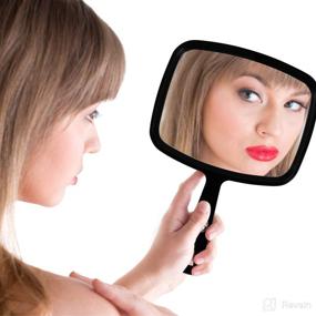 img 3 attached to Gorgeous Reflections: Beautify Beauties Hand Mirror, Your Perfect Beauty Companion