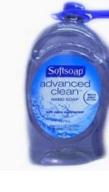 softsoap handsoap refill washes bacteria foot, hand & nail care logo
