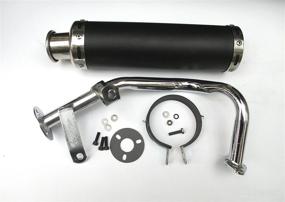 img 3 attached to 🛵 Enhanced Exhaust System Muffler for GY6 139QMB QMB139 1P39QMB 4-Stroke 50cc 150cc Scooters (50CC, Black)