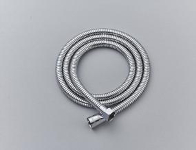 img 4 attached to Explosion-Proof Shower Hose Replacement - 1.5 Meters/59 Inches Flexible 304 Stainless Steel With Brass Fitting And Nut - Polished Chrome - Compatible With Handheld Shower Head