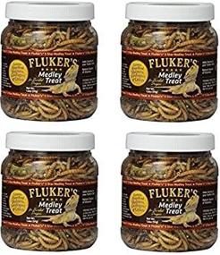img 3 attached to 🦎 Fluker Labs Bearded Dragon Medley Treat Food - Pack of 4, 1.8-Ounce Each