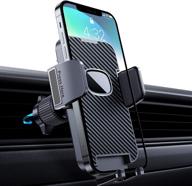 📱 cindro car phone holder mount: upgraded hook clip for air vent, thick case friendly - universal fit for iphone and android smartphones logo