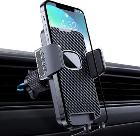 img 4 attached to 📱 CINDRO Car Phone Holder Mount: Upgraded Hook Clip for Air Vent, Thick Case Friendly - Universal Fit for iPhone and Android Smartphones