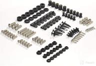 🏍️ premium motorcycle fairing bolt kit: yamaha yzf-r1 2004-2006 body screws, fasteners, hardware - comprehensive set логотип