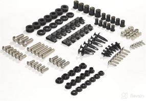 img 4 attached to 🏍️ Premium Motorcycle Fairing Bolt Kit: Yamaha YZF-R1 2004-2006 Body Screws, Fasteners, Hardware - Comprehensive Set