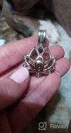 img 1 attached to Lotus Flower Cremation Jewelry: A Beautiful Keepsake To Hold Ashes review by Amanda Holmes