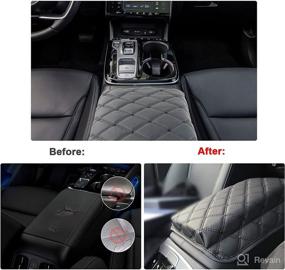 img 3 attached to 🚗 Enhance Your 2022 Hyundai Tucson NX4 with SXCY Armrest Cover: Console Cushion Pad, Seat Box Protection, and Interior Accessories!