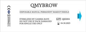 img 3 attached to Round 9 Microblading Shading Needle 100Pcs R9 Liner Tattoo Needles Supplies - QMYBROW