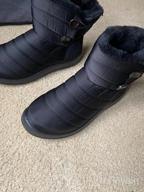img 1 attached to Women'S Winter Snow Boots Slip On Waterproof Outdoor Sneakers With Side Zipper, Fur Lining For Warmth And Comfort review by Sammy Suratno