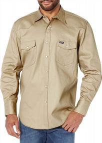 img 4 attached to 👕 Wrangler Authentic Western X Large Men's Long Sleeve Shirt Collection