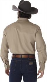 img 3 attached to 👕 Wrangler Authentic Western X Large Men's Long Sleeve Shirt Collection