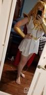 img 1 attached to Power Princess Shera Cosplay Dress In Large White With Red Cloak By C-ZOFEK review by Chris Morales