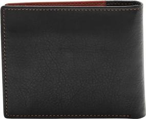 img 1 attached to Fashionable Fossil Mens RFID Bifold Wallet: Optimal Style and Security