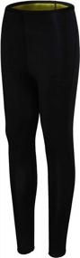 img 4 attached to Slim Down And Sweat It Out With Gowhods Women'S Sauna Pants - Leg-Slimming, Fat Burning, And Skin-Smoothing Gym Leggings For Any Workout