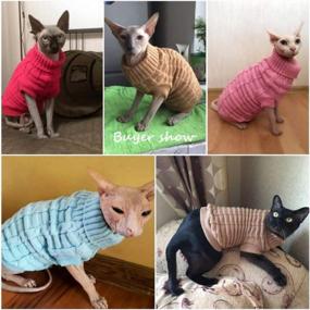 img 2 attached to Small Dog & Cat Turtleneck Sweater Pullover - Soft Warm Clothes For Kittens, Chihuahuas, Teddy Bears, Poodles & Pugs