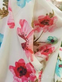 img 7 attached to Pinkmstyle Women'S Floral Print Kimono Sheer Chiffon Loose Cardigan - Stylish & Elegant