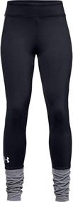 img 1 attached to 👧 Active: Under Armour ColdGear Legging for Black Girls' Clothing