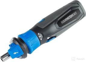 img 2 attached to 🛠️ HAMMERHEAD HCSD040-02 4V Lithium Rechargeable Screwdriver Kit with Patented Circuit Sensor Technology and 9-Piece Bit Set