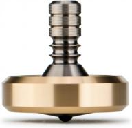 djuiinostar high precision spinning top - premium brass collar and titanium stem - edc desktop toy dst-814r with 8-10 minute spin time logo