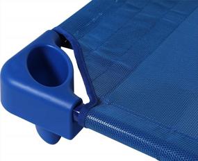 img 2 attached to Get Your Child'S Snooze On With Sprogs Heavy Duty Stackable Daycare Cots - Blue (Pack Of 6)