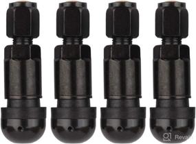 img 4 attached to 🔒 TOMALL TPMS Black Bolt-in Tire Valve Stem Caps: Ensuring Safety with Explosion-Proof Inner Tube Valve