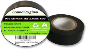img 1 attached to 10 Pack Soundoriginal Electrical Tape – 3/4-Inch By 30 Feet, 600V Dustproof Adhesive For Home, Auto And Power Circuit Wiring