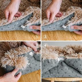 img 2 attached to 🐱 Stay Cozy with the PetFelix Self-Warming Cat Bed Mat: Machine Washable, Plush Non-Skid Design - Perfect for Indoor Use and Carriers