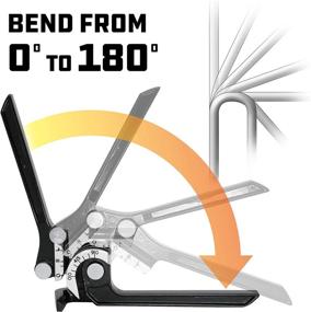 img 2 attached to 🔧 Powerbuilt Fuel and Brake Line Tubing Bender - Flexible Multi-Size Pipe Bender for Copper, Aluminum, Steel, and Brass Pipes - Bend up to 180 Degrees with Ease - Lightweight and Efficient - Product Code 647762