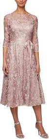 img 2 attached to 👗 Stunning Embroidered Dresses: Discover Alex Evenings Women's Clothing Collection