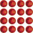 set of 16 asian-inspired plates, 9 inches in red, yellow, and black by beistle logo