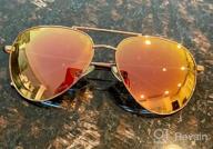 img 1 attached to 🕶️ SUNGAIT Women's Lightweight Oversized Aviator Sunglasses - Mirrored Polarized Lens for Enhanced SEO review by Joe Lantz