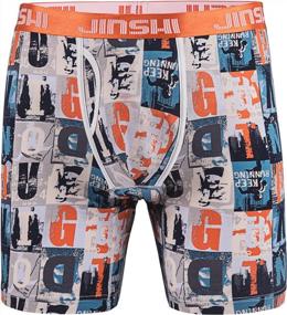 img 2 attached to JINSHI Men'S Bamboo Performance Long Boxer Briefs Underwear