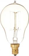 💡 bulbrite 25w antique incandescent a15 candelabra screw base (e12) light bulb logo