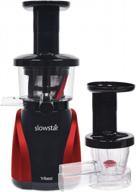 tribest slowstar sw-2000 red cold press juicer & juice extractor with mincer logo