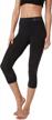 boody body ecowear women's mid-calf leggings: mid-rise, 3/4 length, slim fit & breathable, made with soft bamboo viscose for layering logo