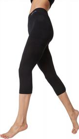 img 3 attached to Boody Body EcoWear Women'S Mid-Calf Leggings: Mid-Rise, 3/4 Length, Slim Fit & Breathable, Made With Soft Bamboo Viscose For Layering