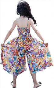 img 1 attached to Girls' Floral Maxi Dress And Summer Jumpsuit By BINPAW - Casual Boho Sleeveless Beach Wear
