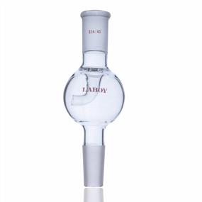 img 4 attached to Laboy Glass Anti-Splash Adapter With Trap Capacity Of 100ML With 24/40 Top & Bottom Joint