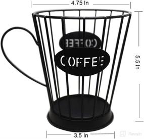 img 2 attached to ☕ Compact Coffee Pods Holder Basket: Convenient Kitchen Counter Storage for Espresso Capsules (Small)