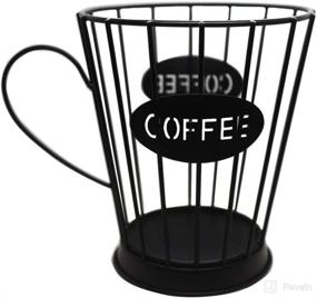 img 4 attached to ☕ Compact Coffee Pods Holder Basket: Convenient Kitchen Counter Storage for Espresso Capsules (Small)