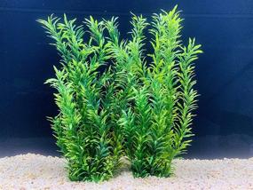 img 3 attached to Artificial Plants Aquarium Decorations Plastic Fish & Aquatic Pets