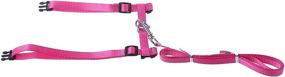 img 1 attached to 🐱 Juvale Adjustable Small Cat Leash and Harness Set - Pink, 4.5 Inch Collar with 48 Inch Leash