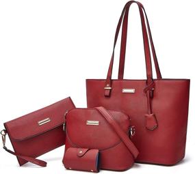 img 4 attached to YNIQUE Satchel Handbags Shoulder Wallets Women's Handbags & Wallets ~ Satchels