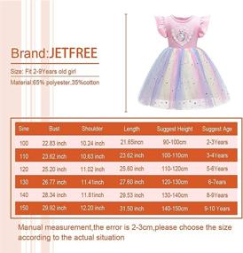 img 1 attached to Jetfree Sleeve Dresses Length Christmas Girls' Clothing - Dresses