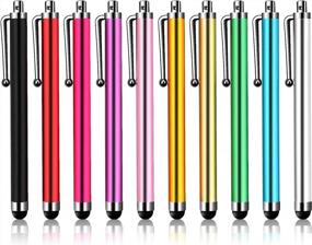 img 4 attached to 🖊️ 10 Pack Stylus Pens for Touch Screens - AUZOSL, High Sensitivity & Fine Point Stylus Pen for iPad, Tablet, iPhone, Android, iPad Pro, and All Devices